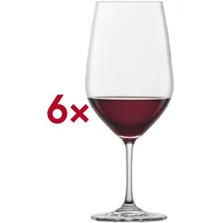 Zwiesel Glas 6x Bordeaux Rotweinglas »Viña« 640 ml rot, 22.5 cm