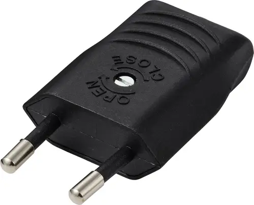 Sygonix SY-7279264 Eurostecker Plastik 230 V/AC Schwarz