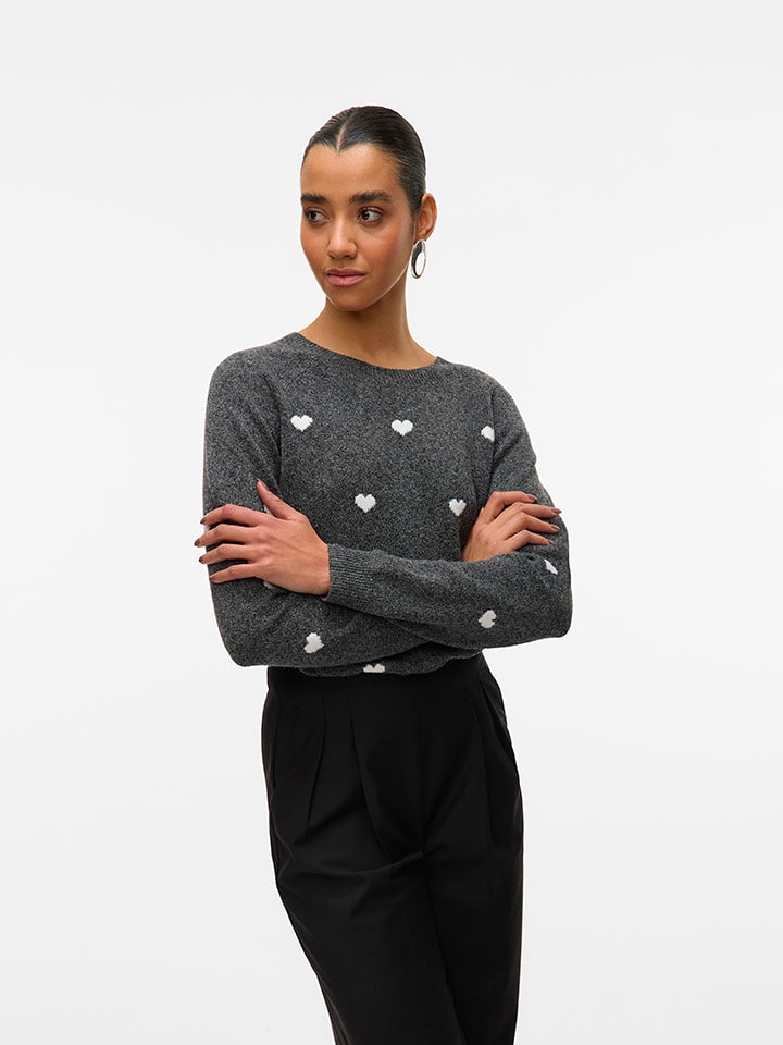 Vero Moda Pullover in Anthrazit - L