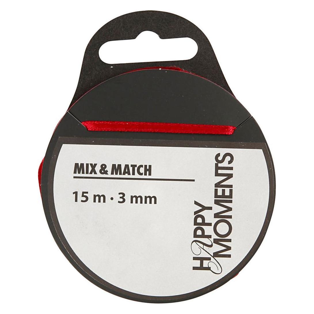 Creativ Company Satinband Weinrot, 15m (1x) (5707167011317)