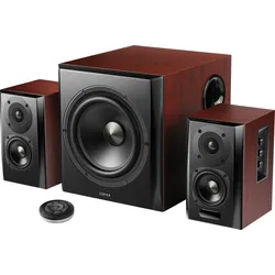 EDIF S350DB WD - Lautsprecher, PC, 2.1, R12U, wood