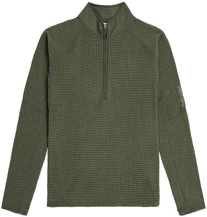 ICEBREAKER Herren Sweater Merino 400 RealFleece 1/2 Zip olive   XL M