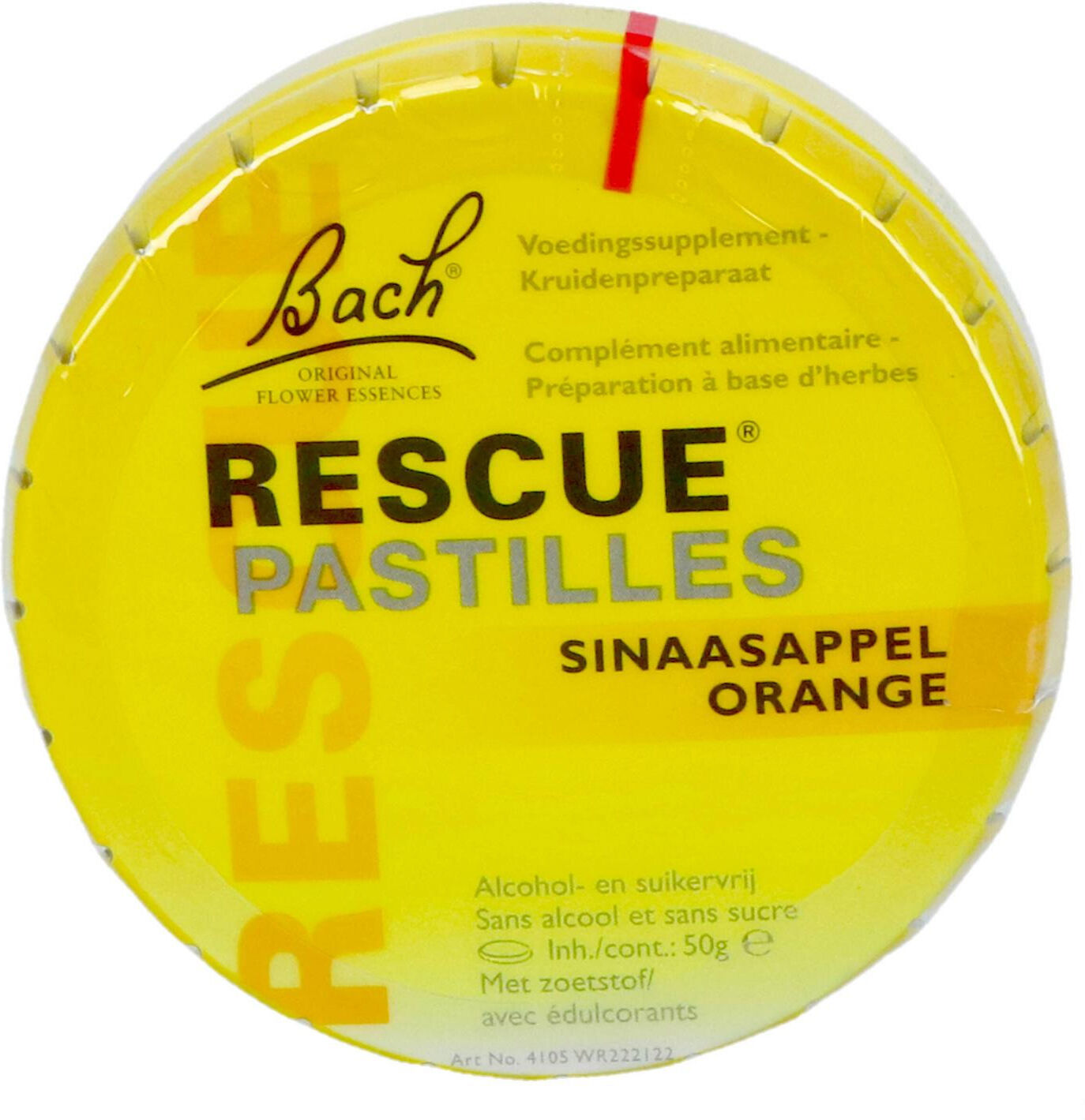 Bach Flower Remedy Rescue Pastilles Gout Orange 50 g
