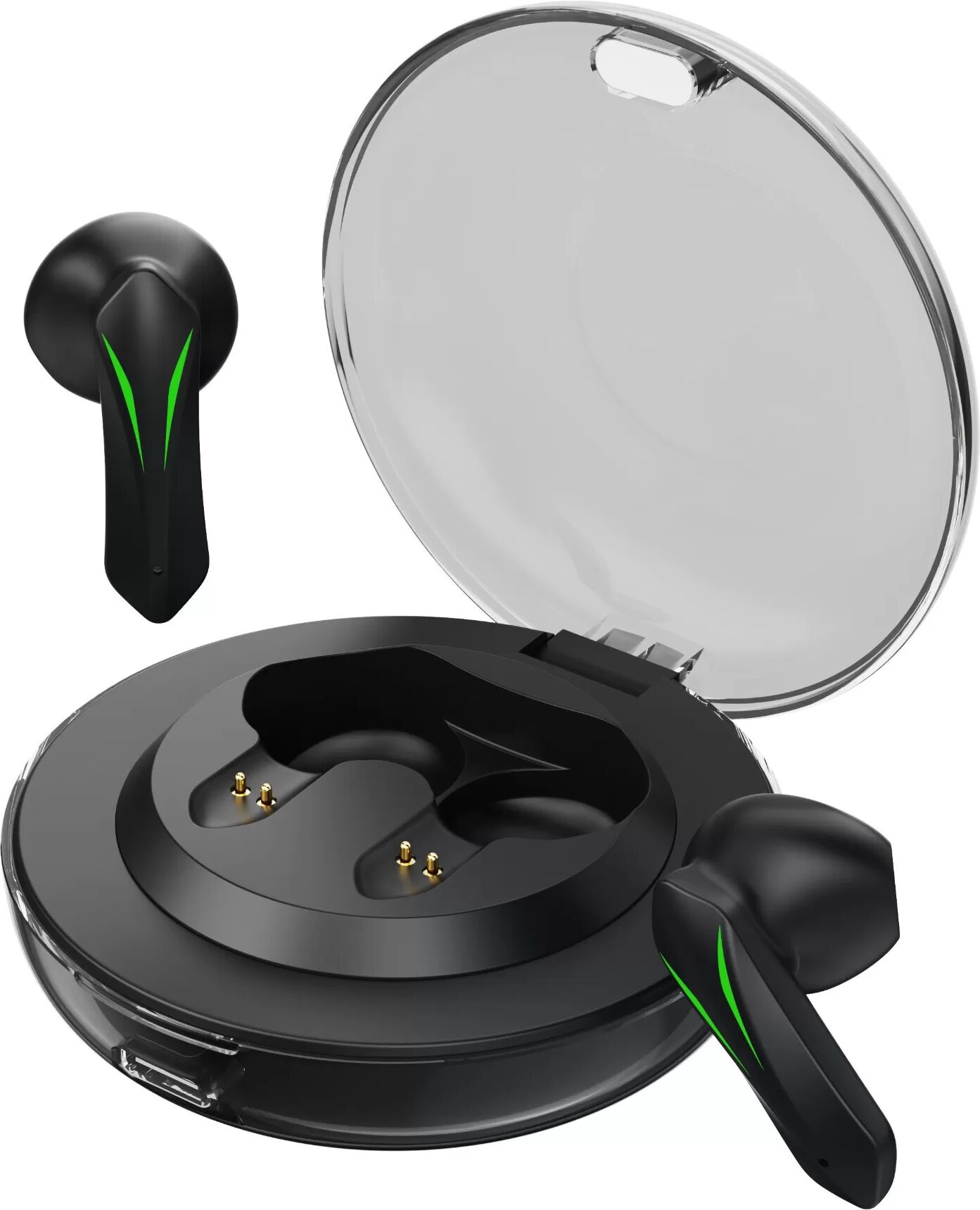 INF Kabellose Bluetooth-Gaming-Kopfhörer mit Originaldesign und HiFi-Sound Schwarz