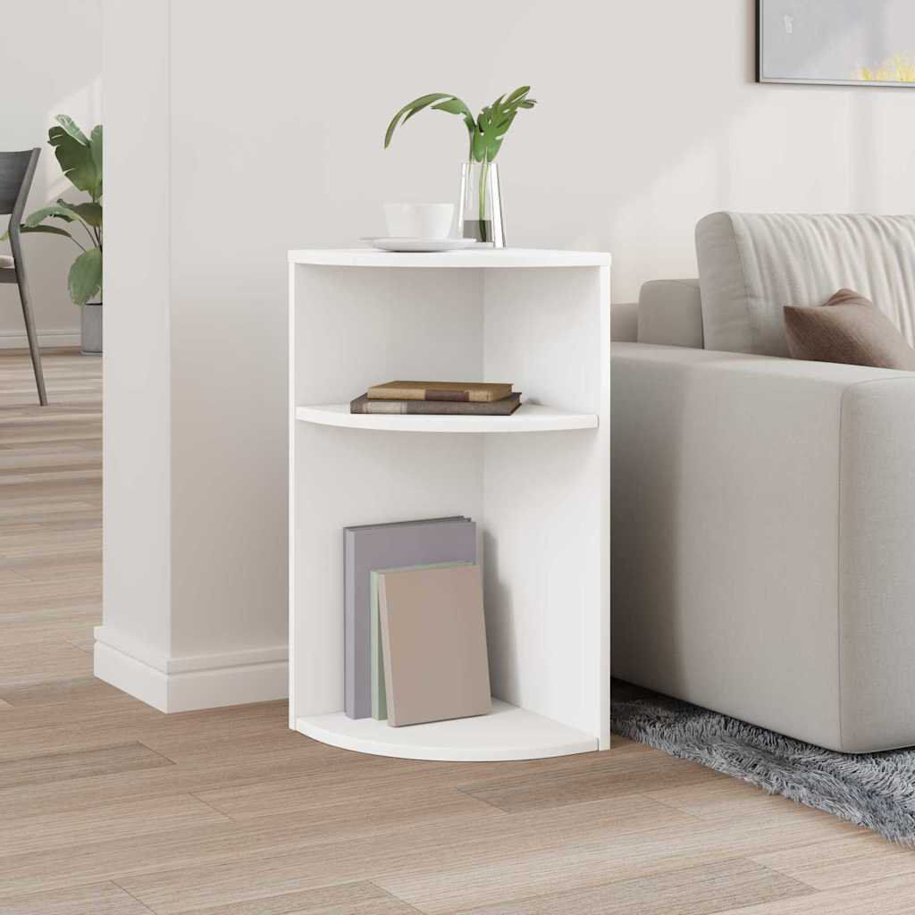 Metro End Table White 60cm H X 29.6cm W X 29.6cm D