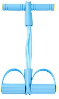 Clever Finds Tube Pedal Resistance Band Full Body Workout Core Trainer blue 4 Tubes