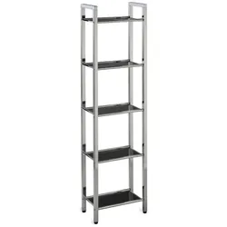Standregal Linda Glas Schwarz