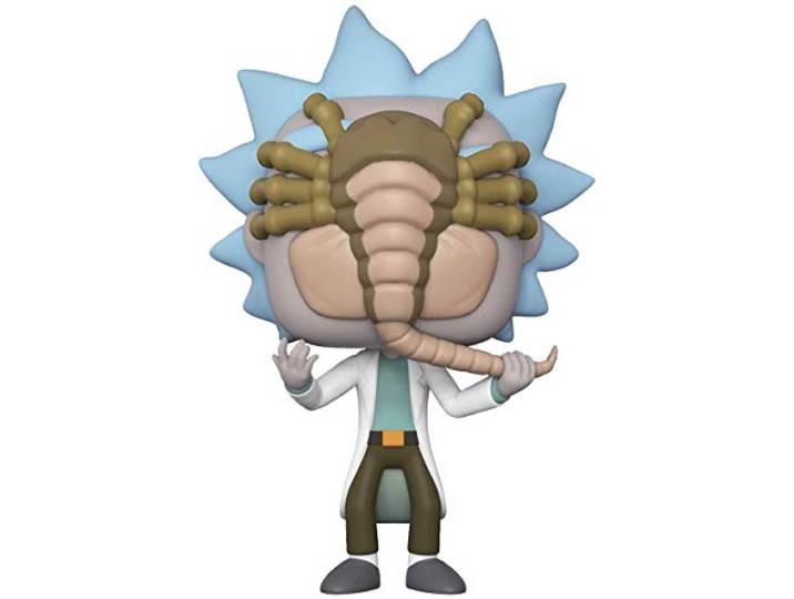 FUNKO and Morty-Rick Facehuggher figuur, meerkleurig, 28455 [exclusief bij Amazon]