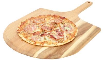 MegaChef Acacia Wood Pizza Peel and Serving Board