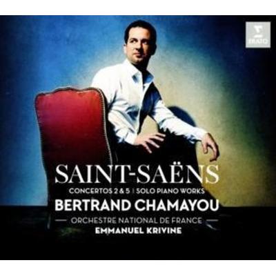 Klavierkonzerte Nr.2 & 5/Solo-Stücke - Bertrand Chamayou,Onf,Emmanuel Krivine, CD