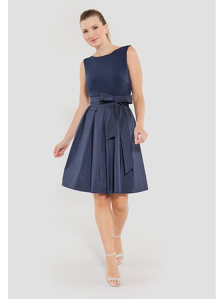 SWING Kleid in Dunkelblau - 40