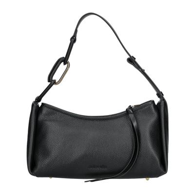 Henkeltasche DOLCE VITA "Dolce Vita Taschen Leder", Damen, Gr. onesize, schwarz, Leder, Taschen