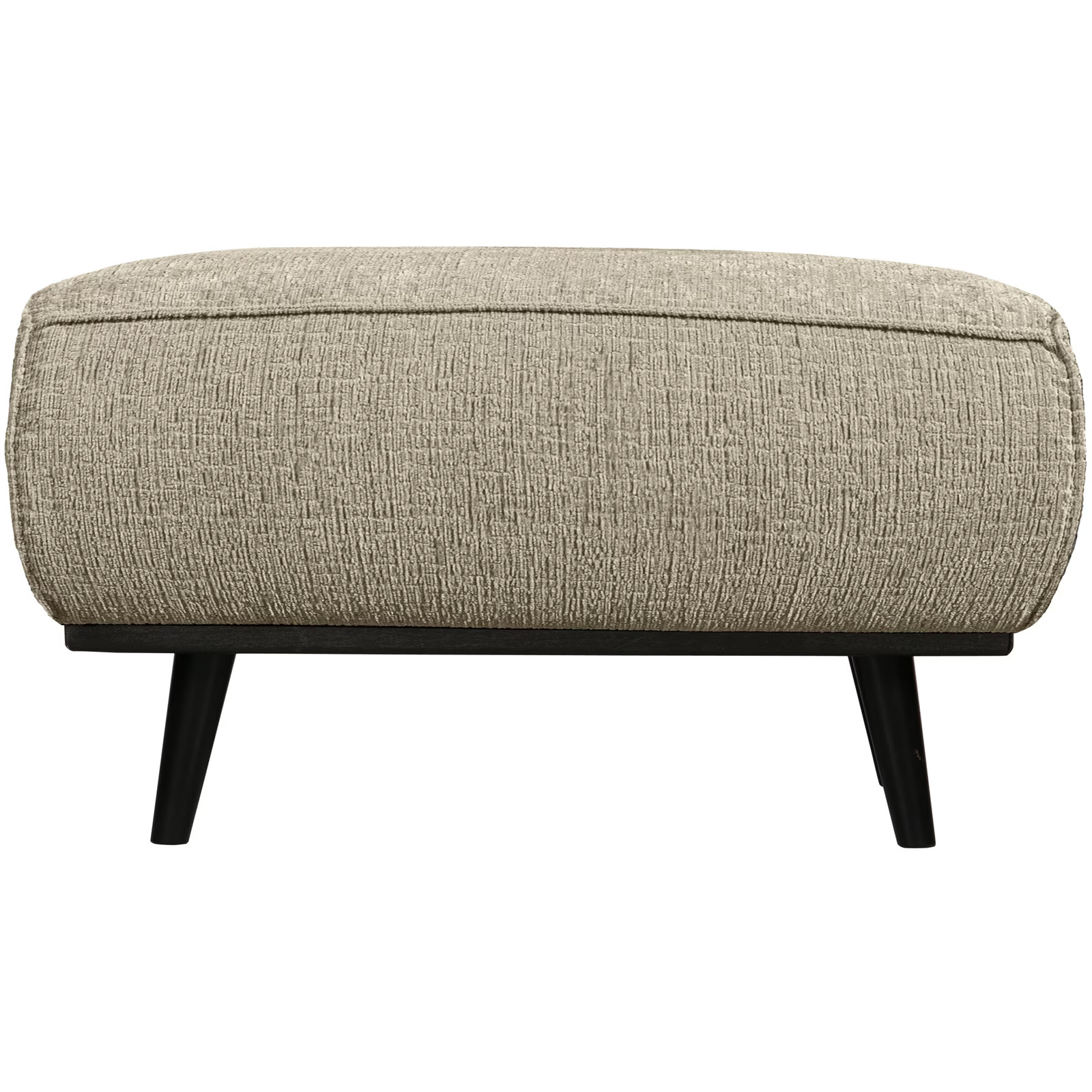 BePureHome WOOOD Hocker Statement Structure Velvet - Wheatfield