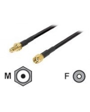 InLine WLAN Kabel R-SMA-Stecker auf R-SMA-Kupplung 10m (40860A)
