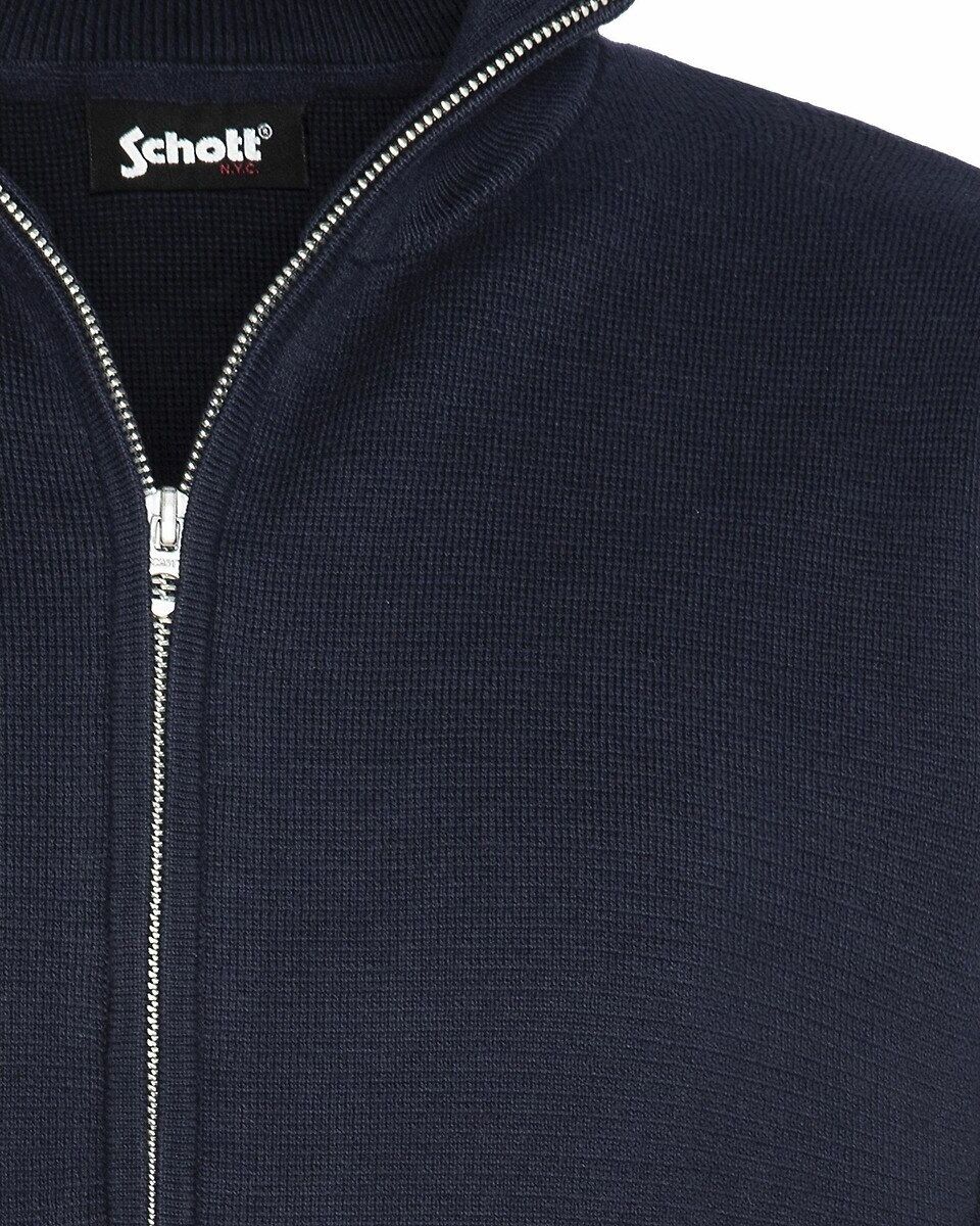 SCHOTT Pull zippé Kern 2 col montant