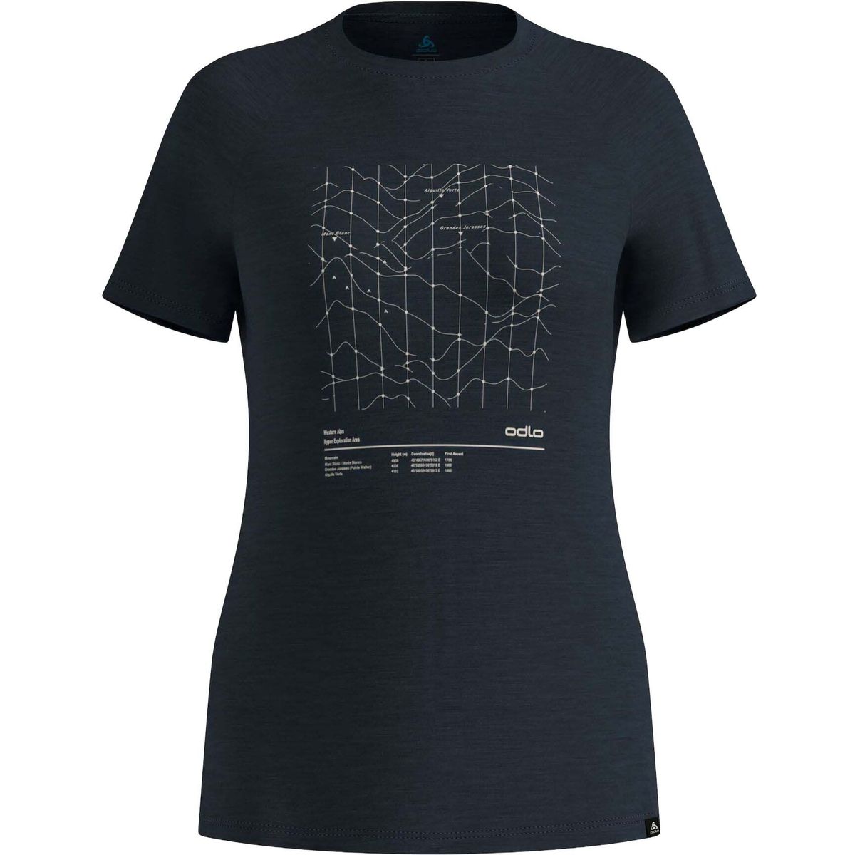 Odlo Merino Tencel Hyper MAP dark sapphire melange (20837) S 554811-20837-S