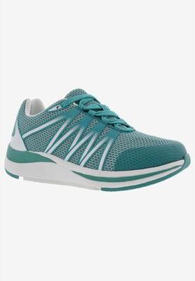 Women's Balance Sneaker by Drew in Green Mesh Combo (Size 6 1/2 M)