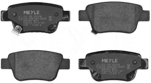 MEYLE 025 236 2016/W Brake pad set