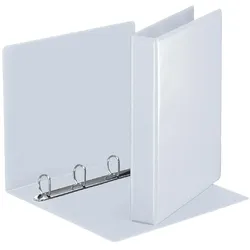 Esselte, Ordner, Panorama-Ordner A4 4DR/30mm mit 2 Fächern weiss - (10 Stk.) (A4, 51 mm, 10 Stk.)