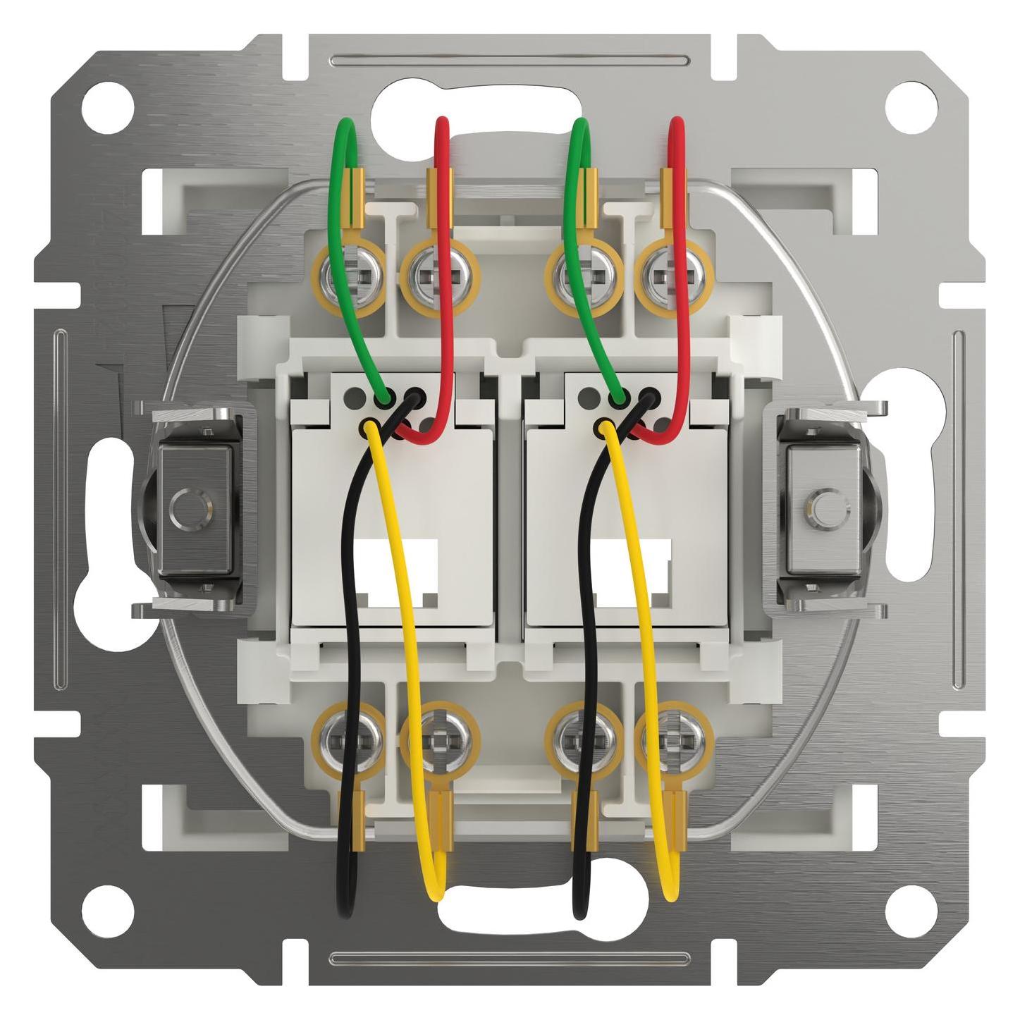 Schneider Electric RJ11-Telefondose Asfora Weiss (RAL 9003) EPH4270121D (EPH4270121D)