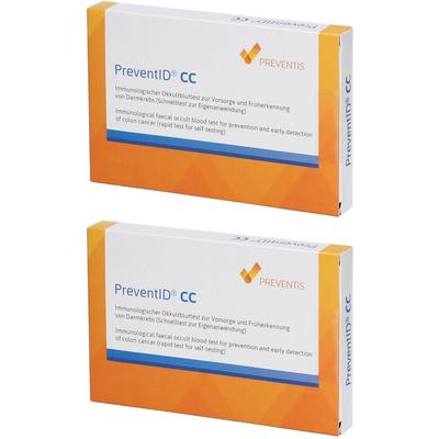 Preventid CC Darmkrebs Selbsttest Stuhl 2x 2x1 St Test