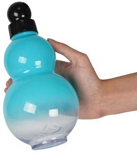 Lush Living Finds Adventure Go Sports Water Bottle With Carry Strap For Hiking, Camping & Daily Hydration blue