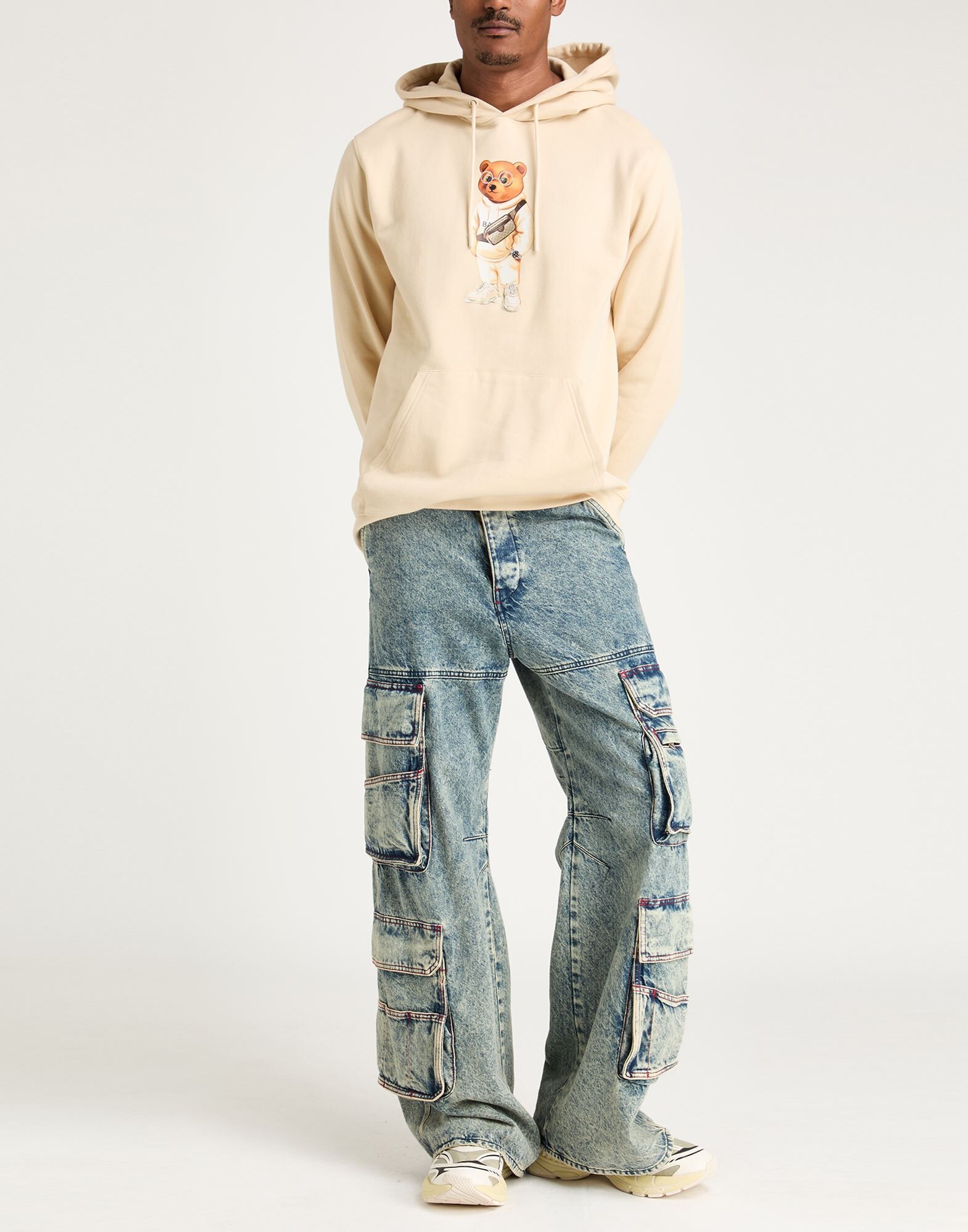 Baron Filou Sudadera Hombre Beige XL Hombre