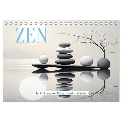 Zen (Tischkalender 2027 DIN A5 quer), CALVENDO Monatskalender