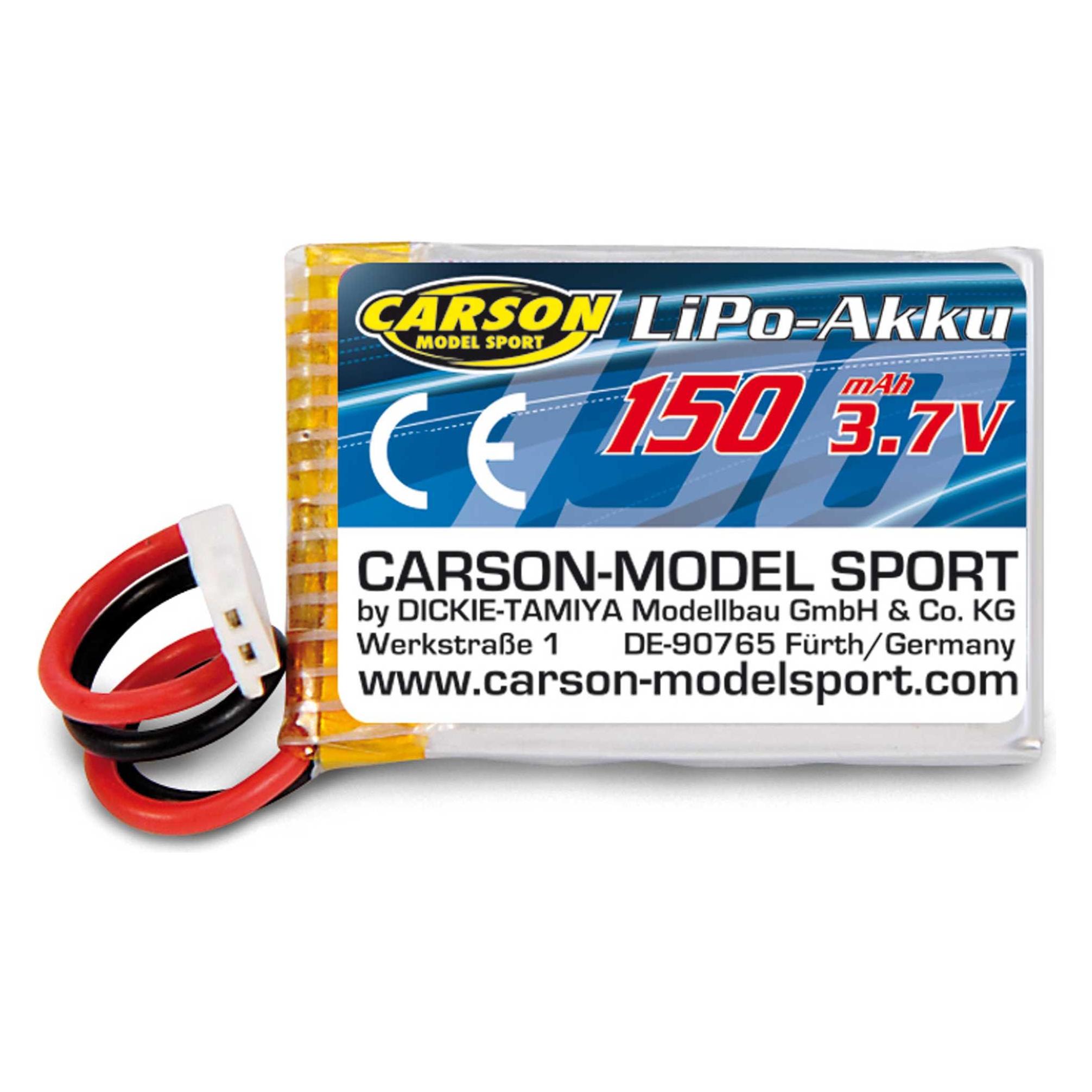Carson 3,7V/150mAh LiPo Akku Easy Skydreamer (150 mAh, 3.70 V) (500608298)