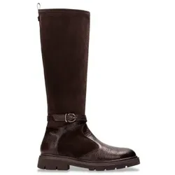 Hispanitas für Damen. HI265190 Newyork-Stiefel (40), Leder, Braun, Wohnung, Reißverschluss, Lässig