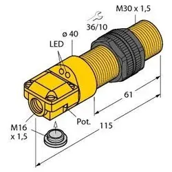 Turck Sensor BC10-P30SR-VP4X2/3GD