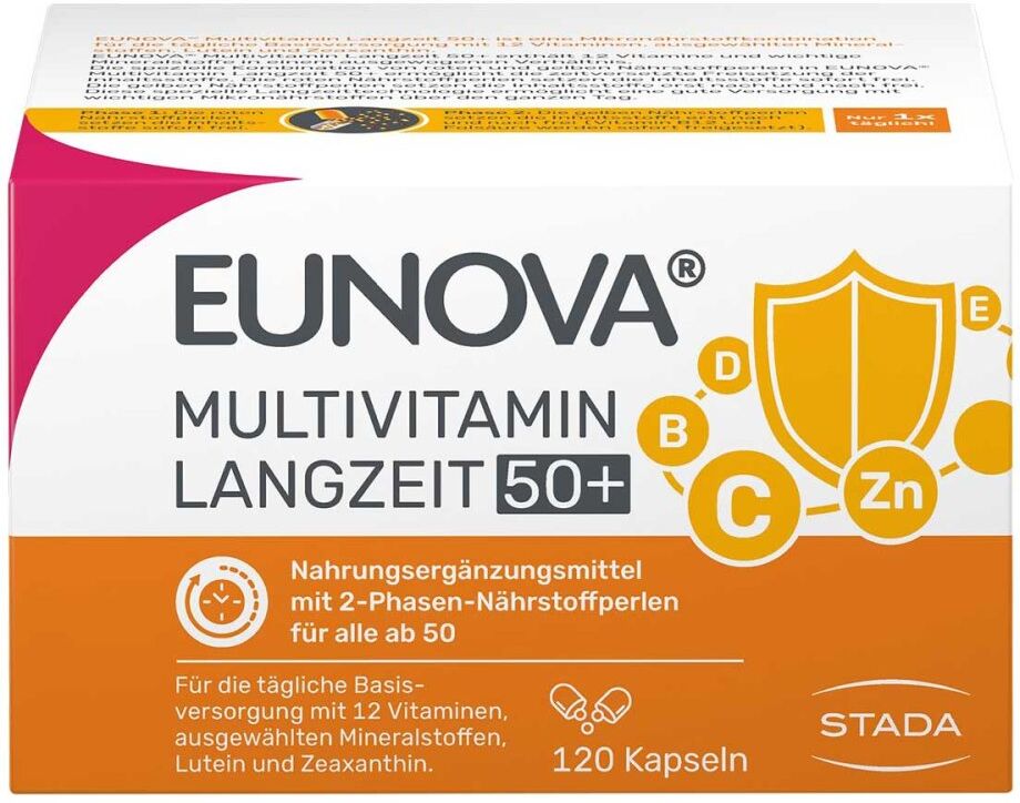 Eunova Multivitamin Langzeit 50+