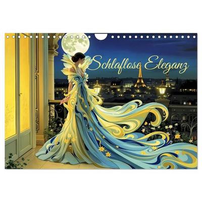 Schlaflose Eleganz (Wandkalender 2027 DIN A4 quer), CALVENDO Monatskalender