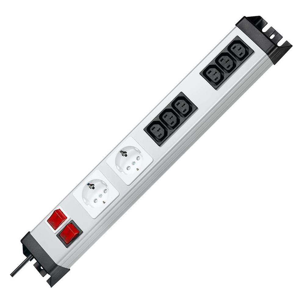 Kopp POWERversal 1x2-fach Schutzkontakt + 2x3-fach IEC320-C13 (227520013)