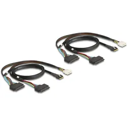 Delock Host Bus Adapter PCI Express x16 - 4x SFF-8639, Storage Controller