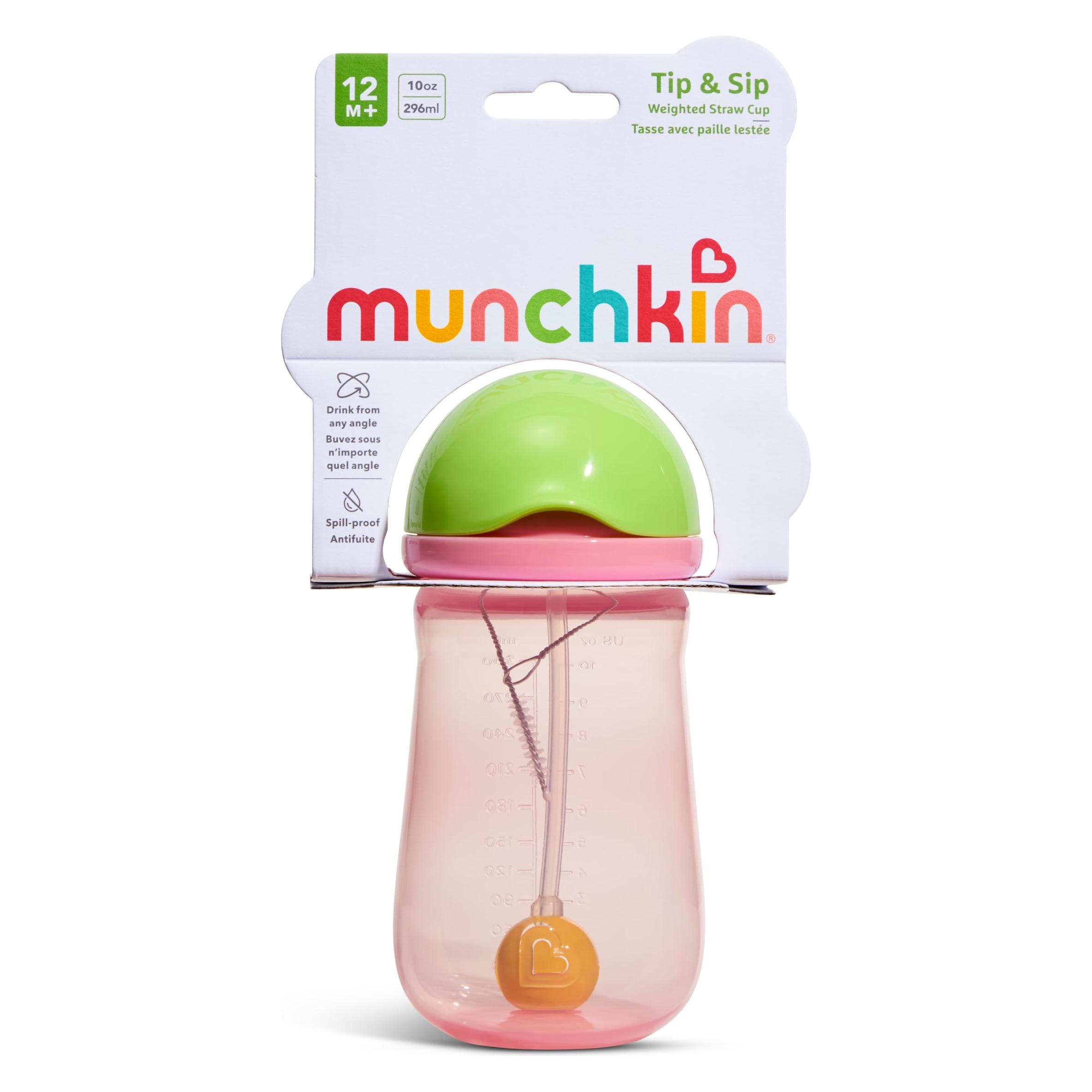 Munchkin - Tip & Sip Straw Cup - Blue - 296 ml (5019090906142)