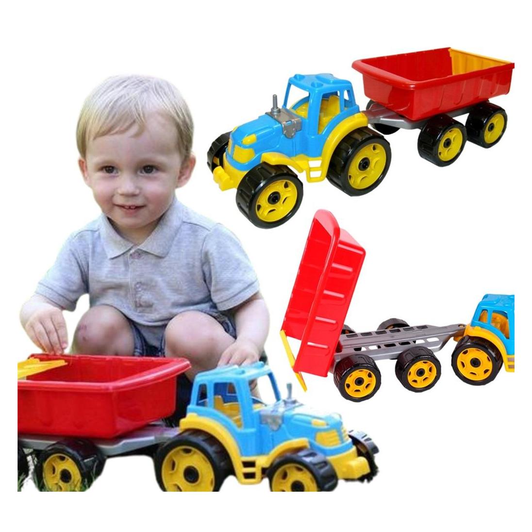 Technok Traktor z przyczepa 3442 p6 mix cena za 1 szt (TEH3442)