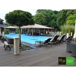 MOSO® Bambus Terrassendielen, 20x137 mm, Bamboo X-treme®, grob/glatt, geölt mit Woca