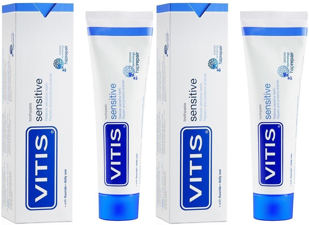 Vitis Sensitive Zahnpasta x2 2x100 ml Zahncreme
