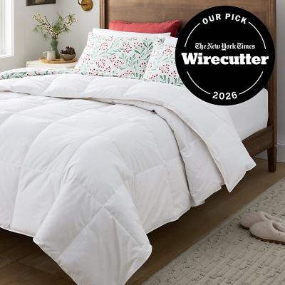 Garnet Hill Essential Down Comforter - Double/Queen - Ballard Designs