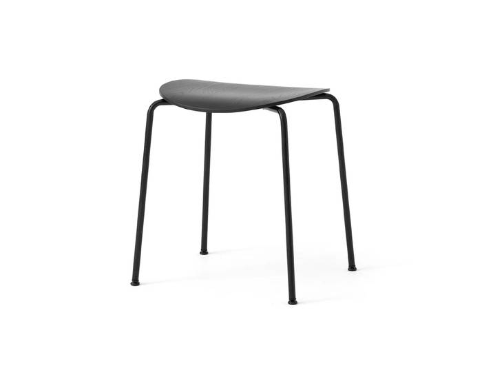 &Tradition Pavilion AV36 Hocker Black-black lacquered oak