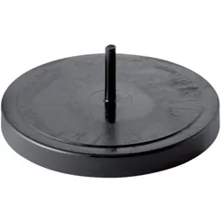 Geberit Pe Enddeckel 366812161 PE-HD, DN 90, schwarz, zum Spiegelschweißen