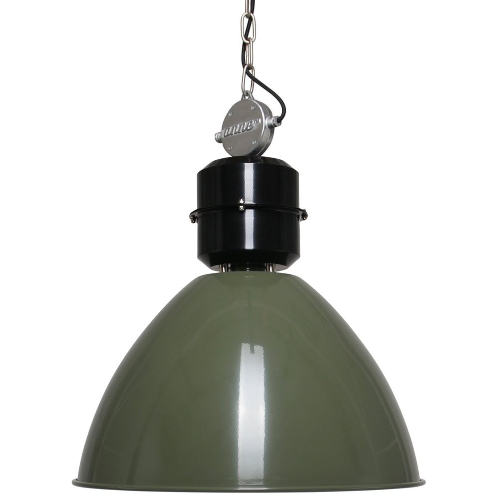 Steinhauer Hanglamp Frisk Groen Aluminium Metalen Dome