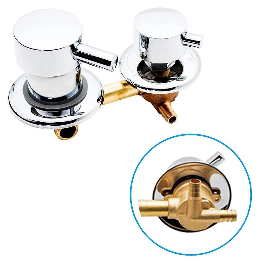 Dripio Waterbesparende Douchekraan van Messing voor Wandmontage, 12,5 cm