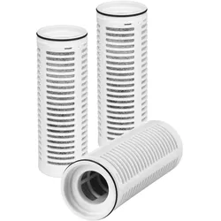 VEVOR Ersatz-Wasserfilter  (3 Stk.) für Kannen & Spender BPA-frei, hält 3 Monate oder 800 L, reduziert Chlor Rost Gerüche PFOA/PFOS, für Wasserfilterkanne 6287