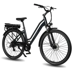 Maxtron Maxtron Urban 7,City E-Bike, HR-Nabenmotor,SHIMANO ALTUS 7-Gänge - Dunkelblau