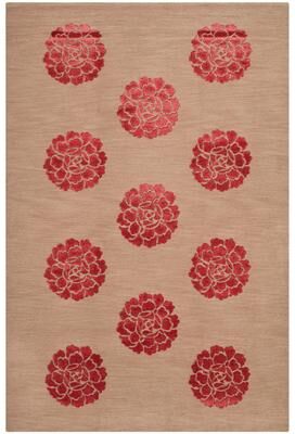 Martha Stewart by SAFAVIEH Medallions Silk/ Wool Rug