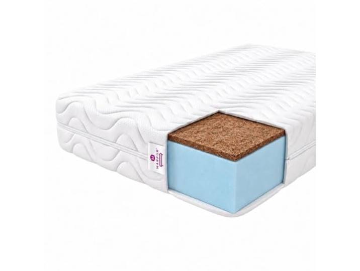 MARPUR Schaummatratze 80x200 Kokos sylver, H3/H4, Aloe Vera, Höhe 20 cm Matratze 80x200, Kokosmatte, hypoallergener Bezug, 2-seitig