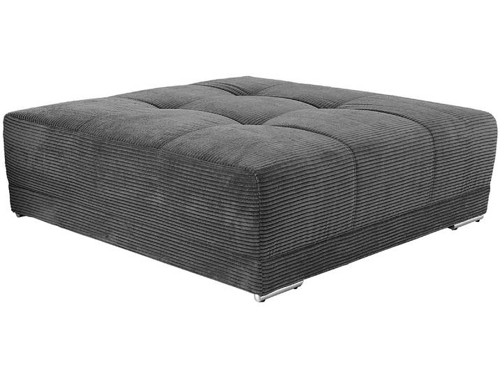 Hocker JOCKENHÖFER GRUPPE Moldau Hocker , grau, B:120cm H:39cm T:120cm, Cord: 100% Polyester, Hocker, Hocker, Mega-Hocker im XXL-Format, Federkern