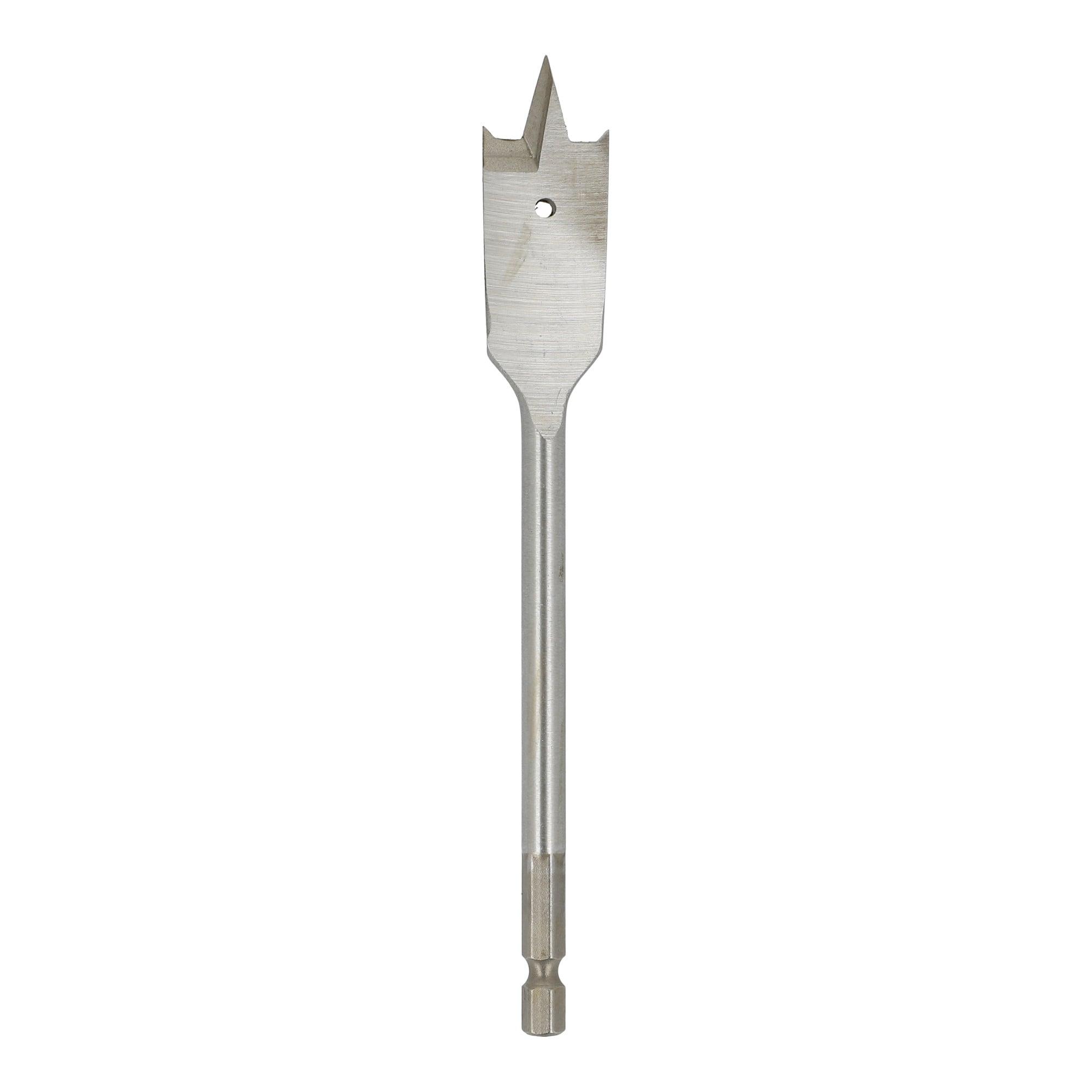 Heller QuickBit Flachfräsbohrer, ¼ Zoll-Sechskantschaft, Durchmesser 30 x 152 mm (19065)